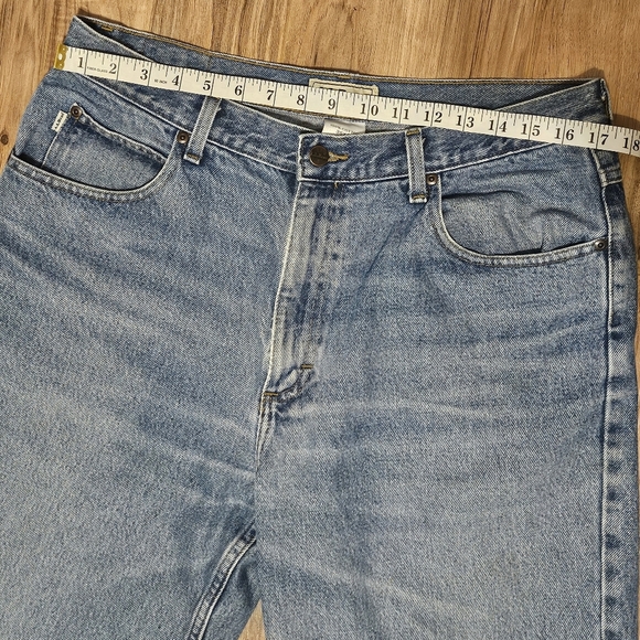 L.L. Bean Men's Natural Fit Blue Straight Jeans Classic 35x32 - Picture 11 of 13